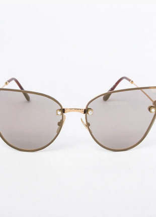 Очки. женские солнцезащитные очки коричневые4 фото