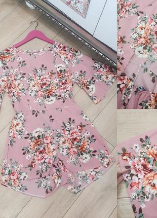 Комбинезон в цветочный принт🌺