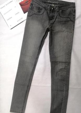 Сірі джинси super skinny2 фото