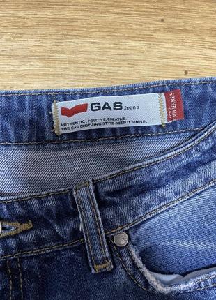 Стильные джинсы gas.классные джинсы.синие джинсы.8 фото