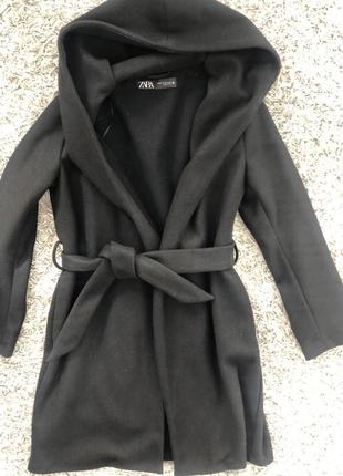 Пальто (кардинан, накидка, куртка)  zara xs2 фото