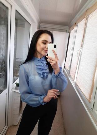 Блуза/блузка/жабо