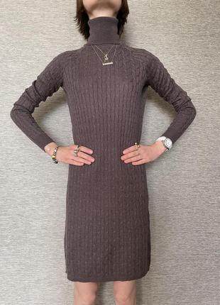 Сукня rito ukraine коричневе напіввовняна3 фото