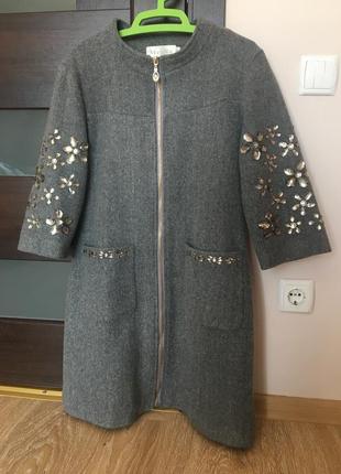 Пальто кашемірове на підкладці