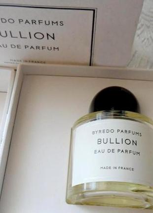 Byredo bullion💥оригинал 0,5 мл распив аромата затест6 фото