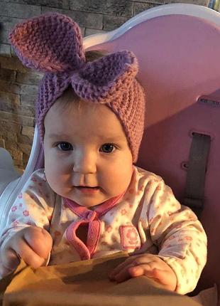 Вязаные повязки на голову