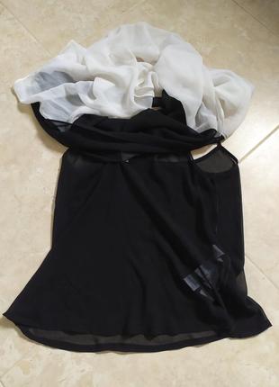 Блуза чорно-біла ,zara ,s5 фото