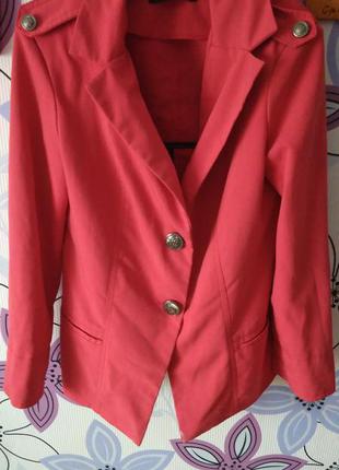 Красный пиджак s 421 фото