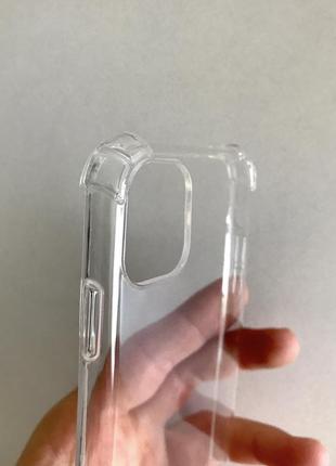 Противоударный прозрачный силиконовый чехол для iphone 113 фото