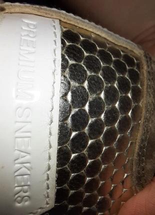 Сникерсы кеды кожаные d.a.t.e. италия 39 размер 25.5 сост новых