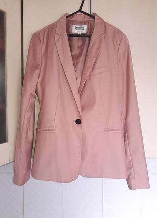 Пиджак  натуральный bershka жакет размер л