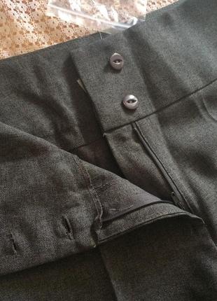 Стильные узкие брюки скинни серого цвета salonwear5 фото