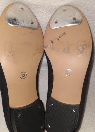 Холщевые туфли для танцев степа,чечетки 1 st position p.13(31)6 фото