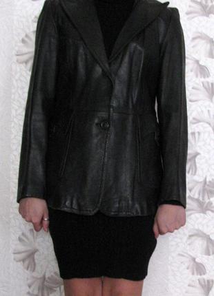 Стильний шкіряний піджак натуральна шкіра
