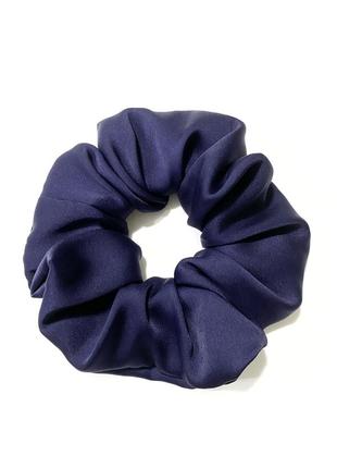 Скранч (резинка) для волос насыщенного сине-фиолетового цвета