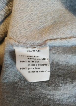 Свитер поло нежно голубой шерсть 💯 unisex 6