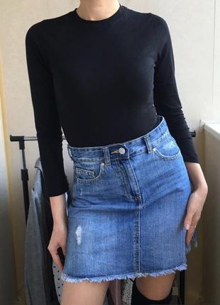 Джинсовая юбка "denim"