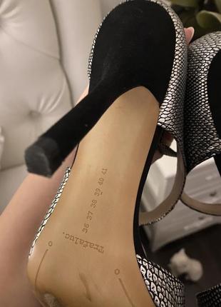 Туфлі zara срібло8 фото