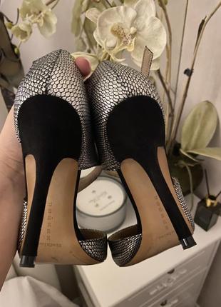 Туфлі zara срібло9 фото