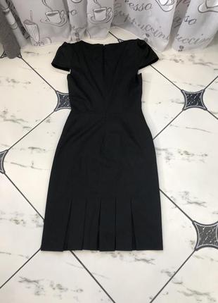 Чёрное классическое платье2 фото