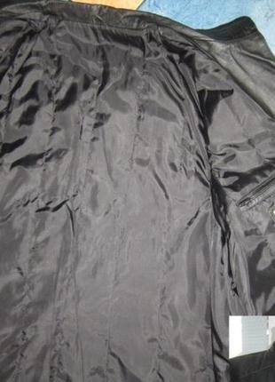 Большая женская кожаная куртка canda  (c&a).  лот 10034 фото