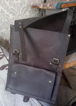 Шкіряний рюкзак