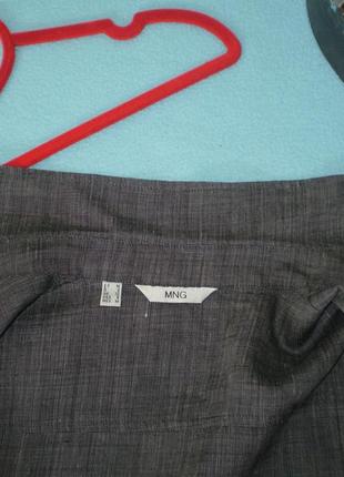 Серая блуза, летняя куртка mango р.s-m 44-46 из рами 5
