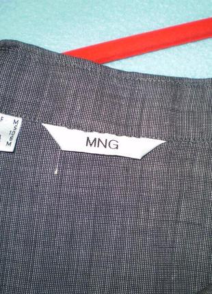 Серая блуза, летняя куртка mango р.s-m 44-46 из рами 9