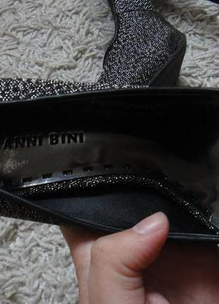 Gianni bini туфли серебристые каблук2 фото