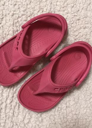 Детские кроксы crocs kids baya flip3 фото