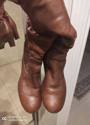 Сапоги ботинки италия кожа ласк ращмер 37-37.55 фото