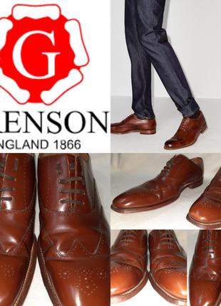 Туфли броги grenson england 1866 p.43.5