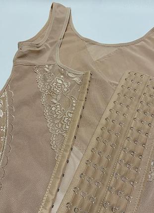 Розница и опт. утягивающая полуграция корсет на 6 рядов крючков 2109