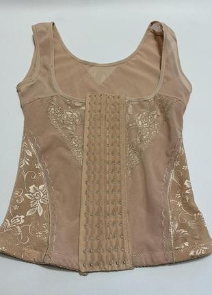 Розница и опт. утягивающая полуграция корсет на 6 рядов крючков 2109