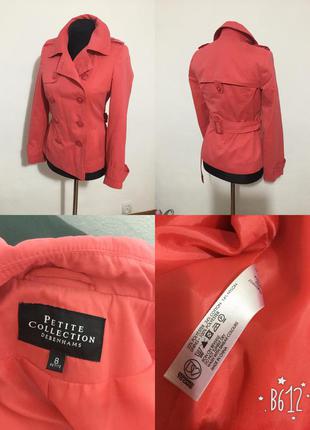 Фирменный, базовый тренч -плащ ( на невысокую девушку)