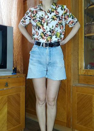 Шорты бермуды мом высокая посадка lee