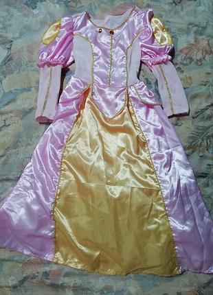 Карнавальное платье волшебницы принцессы феи на 7-9лет