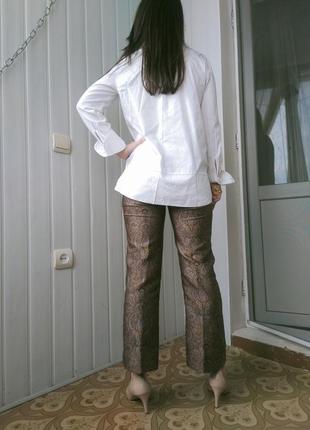 Укороченные брюки жаккардовые isabel marant 36 p8 фото