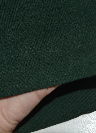 Облягаюче плаття в рубчик, зелений колір4 фото