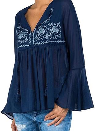 Женская стильная блузка блуза вышиванка replay2 фото