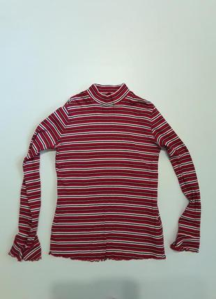 Фирменный лонгслив стойка