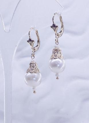 Серьги жемчужные