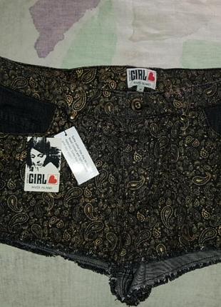 Шорты  джинсовые  river island