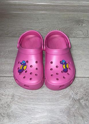 Кроксы клоги + джибитсы тм «crocs» р.m2/w4