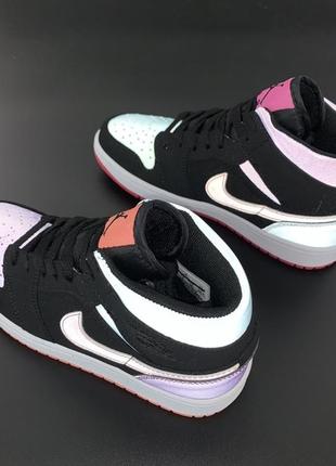 Nike jordan 1 женские демисезонные кроссовки найк джордан ретро 17 фото