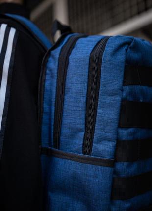 Крутой рюкзак синий женский / мужской5 фото