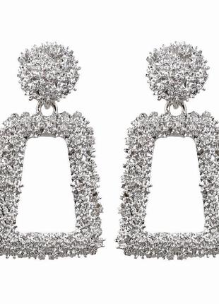 Стильні сережки біжутерія