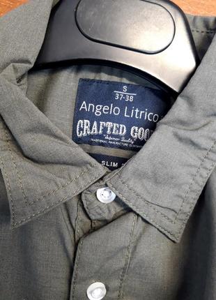 Стильна сорочка angelo litrico воріт 37-385 фото