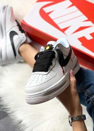 Air force 1 low x peaceminusone para-noise кроссовки с цветочком7 фото