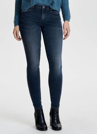Синие джинсы fbsister w27 skinny скинни базовые